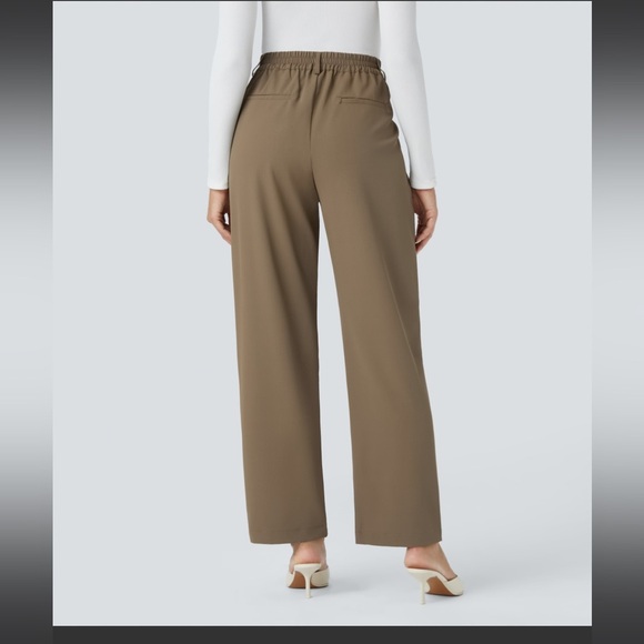 High Waisted Button Zipper Side Pocket Work
Pants - Picture 2 of 6